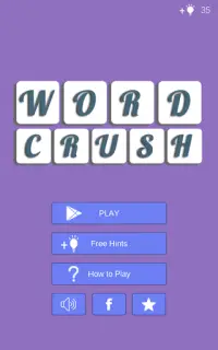 9 Letters-A Word Puzzle Game Screen Shot 0