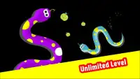 Klasik Worm : Snake Mate Zone io Screen Shot 1