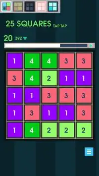25 Squares - Tap Tap Screen Shot 7