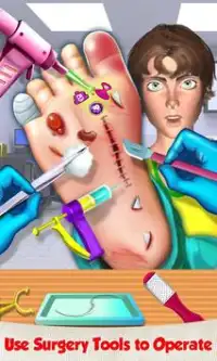 足の手術の病院のシミュレータ：ER医者のゲーム Screen Shot 4