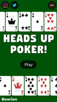 Heads Up Poker Screen Shot 0