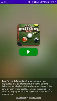 8 Ball Billiards Classic Screen Shot 1