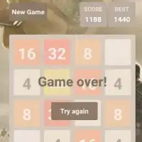 2048 the game of numbers Screen Shot 1