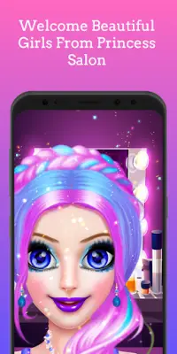 👸💄 Princess salon - spa dress-up make-up Screen Shot 4