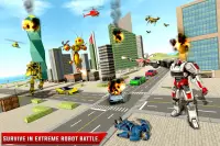 बटरफ्लाई रोबोट कार गेम: ट्रांसफॉर्मिंग रोबोट गेम्स Screen Shot 4