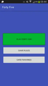 Forty Five Card Game (45) Screen Shot 0