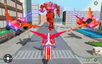 Bike Robot Car Game: Police Robot Transform Games Screen Shot 1