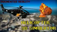 हेलीकाप्टर सिम्युलेटर 3 डी लड़ Screen Shot 0