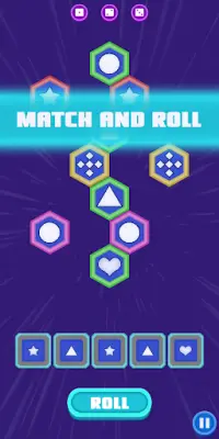 Hexa Dice - Match dice rolling puzzle hexagon game Screen Shot 0