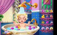 Princess baby bath Screen Shot 2