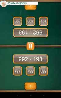 Zwei Spieler Spiele Mathe Screen Shot 3
