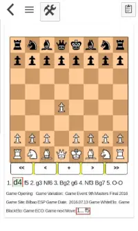 ChessGames Europe Tournaments II Play like Masters Screen Shot 0