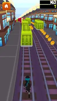 Subway Ninja Run Screen Shot 2