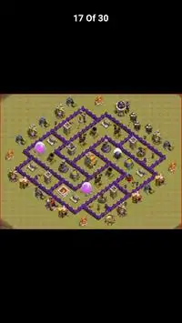 COC Base Map for TH7 Screen Shot 5