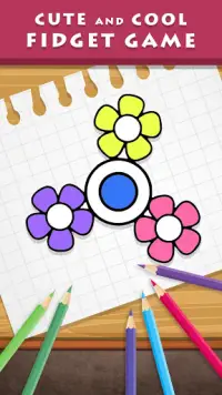 Fidget Spinner Coloring Pages Screen Shot 1