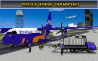US Police Airplane Cop Dog Transporter Kids Games Screen Shot 18
