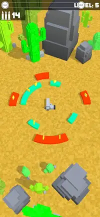 Spinning Gun: Roller shooter 3D Screen Shot 2