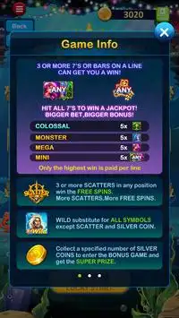 Sea-God Legend Slot Screen Shot 4