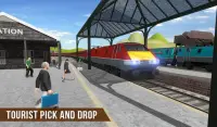 ट्रेन ड्राइविंग सिम्युलेटर 2017- यूरो स्पीड रेसिंग Screen Shot 7