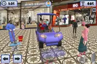 Centro comercial Taxi Driver Cart Simulator Screen Shot 3