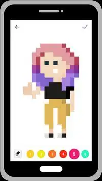 Color Pixel Art: Color by the Block Number Screen Shot 3