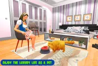 family pet cat simulator: cat games for kids Screen Shot 2