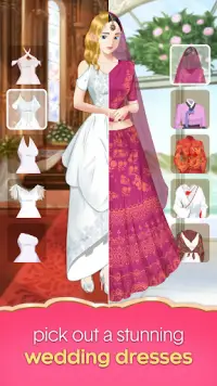 Dream wedding – Makeup & dress up games for girls Screen Shot 3