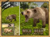 जंगली भालू के हमले सिम्युलेटर Screen Shot 5