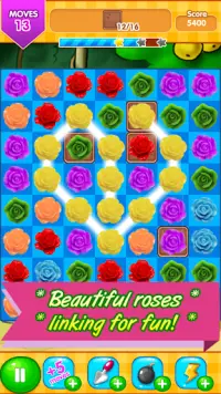 Rose Paradise fun puzzle games free without wifi Screen Shot 3