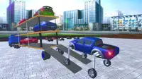 Elevated Car Transporter Game: Cargo truck Driver Screen Shot 3