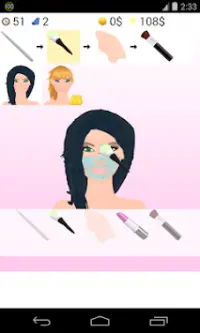 face cleaning and makeup game Screen Shot 1