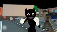 Angry Cartoon Cat Among SirenHead Us Horror Screen Shot 0