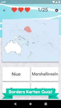 Ozeanien und Australien Quiz - Länder und Flaggen Screen Shot 3