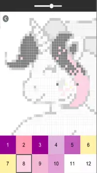 Unicorn Art: Coloring Pixel Screen Shot 0