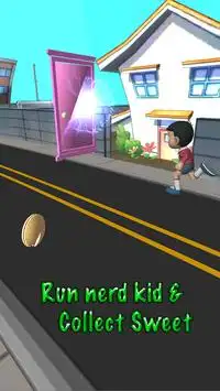 Nerd Boy Nobi Subway Run 3D Screen Shot 1