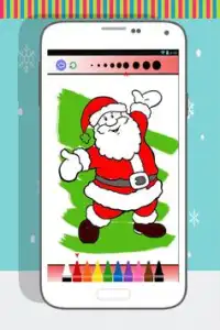 Papai Noel livro para colorir Screen Shot 4