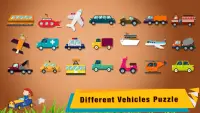 Cars and Vehicles Puzzles for Kids Screen Shot 0