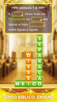 Palavra da Bíblia Empilha - Jogos de Palavras Screen Shot 0