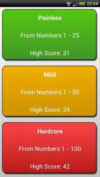 Number Challenge Screen Shot 2