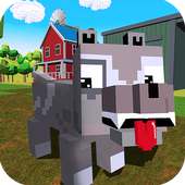 Blocky Dog: Farm Survival