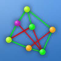 Untangle lines - logic game for brain skill