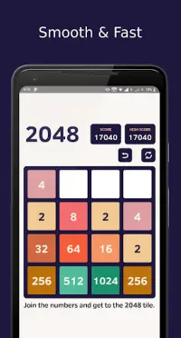 2048 Tile Game Screen Shot 1