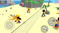 Stickman Beach Volleyball Screen Shot 0