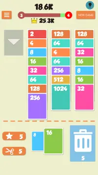 2048 kart - połącz pasjansa Screen Shot 5