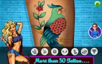 Чернила татуировки Maker: татуировки Games Studio Screen Shot 2