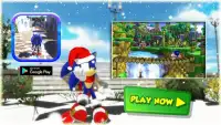 Sonic christmas & Santa clause Screen Shot 1