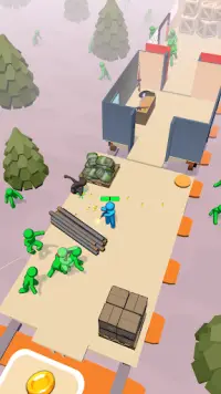 Train Defense : jeu de zombies Screen Shot 3