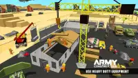 الجيش بناء قاعدة الحرفية 3D: محاكي البناء Screen Shot 0