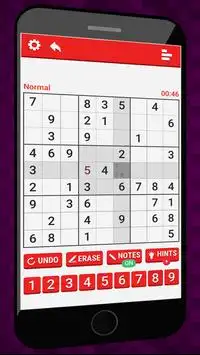 Sudoku Red: sudoku gra za darmo Screen Shot 1