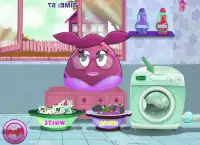 games pou girl washing clothes Screen Shot 3